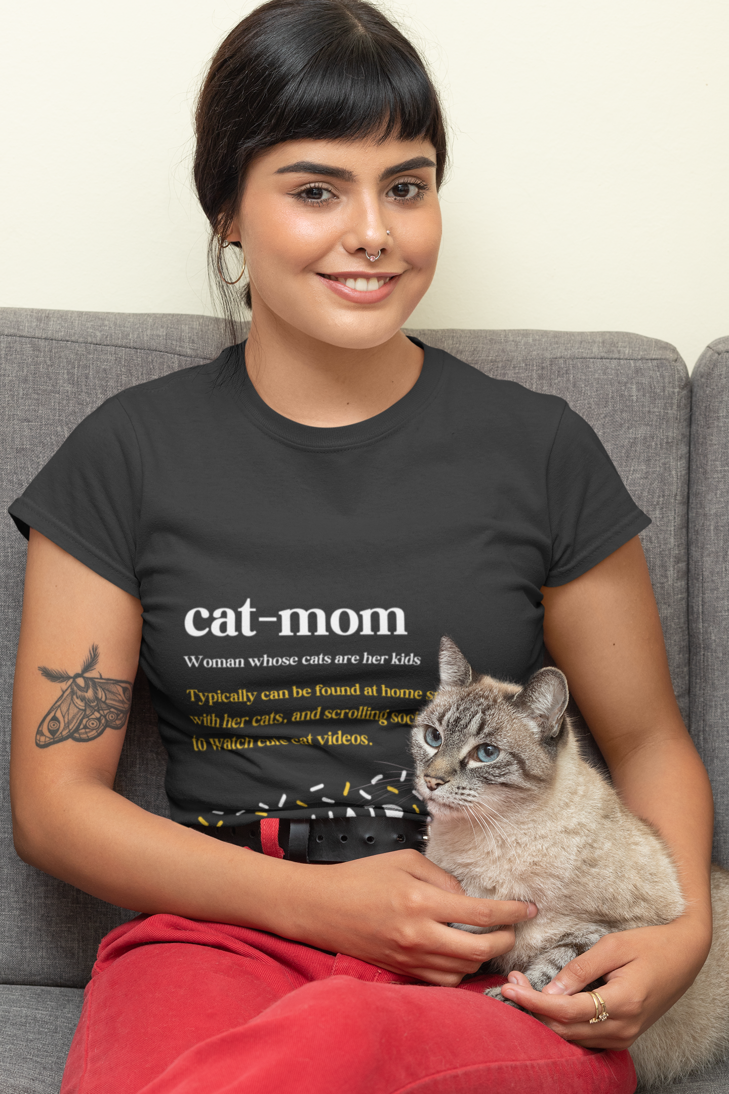 WOMEN'S BELLA & CANVAS - Cat Mom