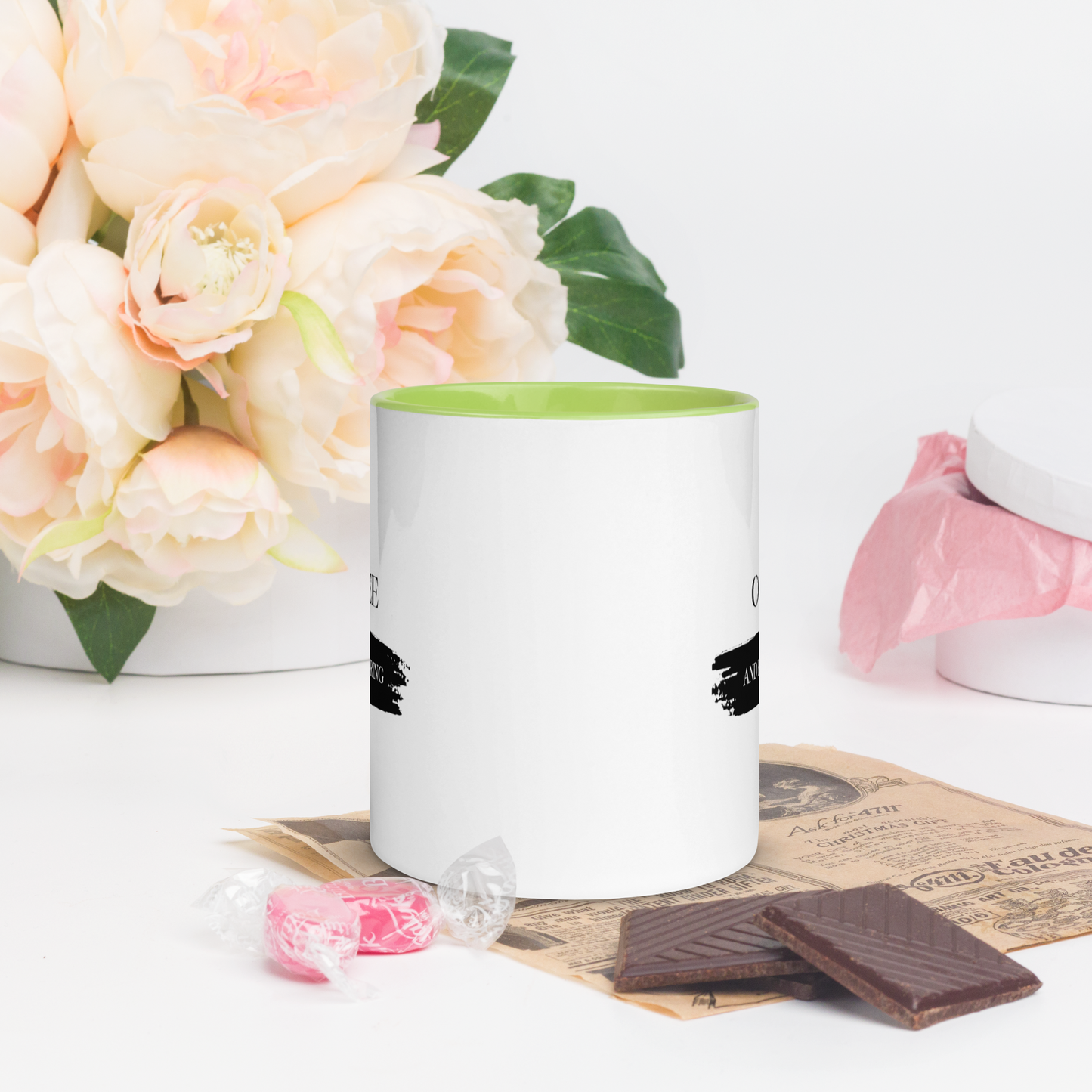 CERAMIC CAT MUG - Sip Coffee Start Purring