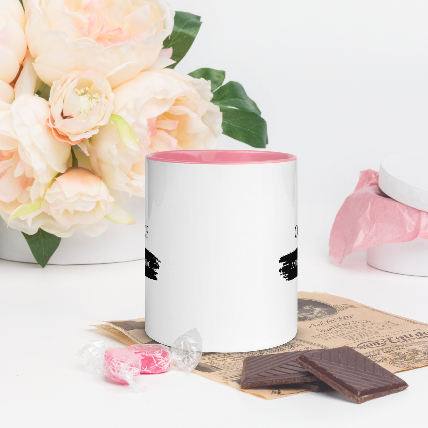 CERAMIC CAT MUG - Sip Coffee Start Purring