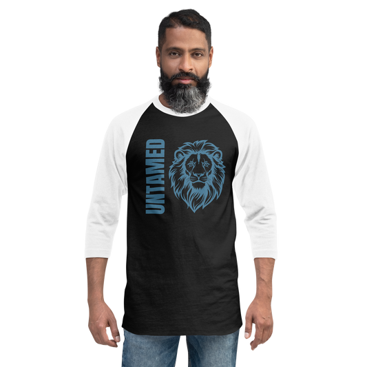 UNISEX 3/4 SLEEVE RAGLAN SHIRT - Lion