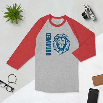 UNISEX 3/4 SLEEVE RAGLAN SHIRT - Lion