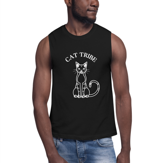 MUSCLE TANK TOP - Cat Tribe