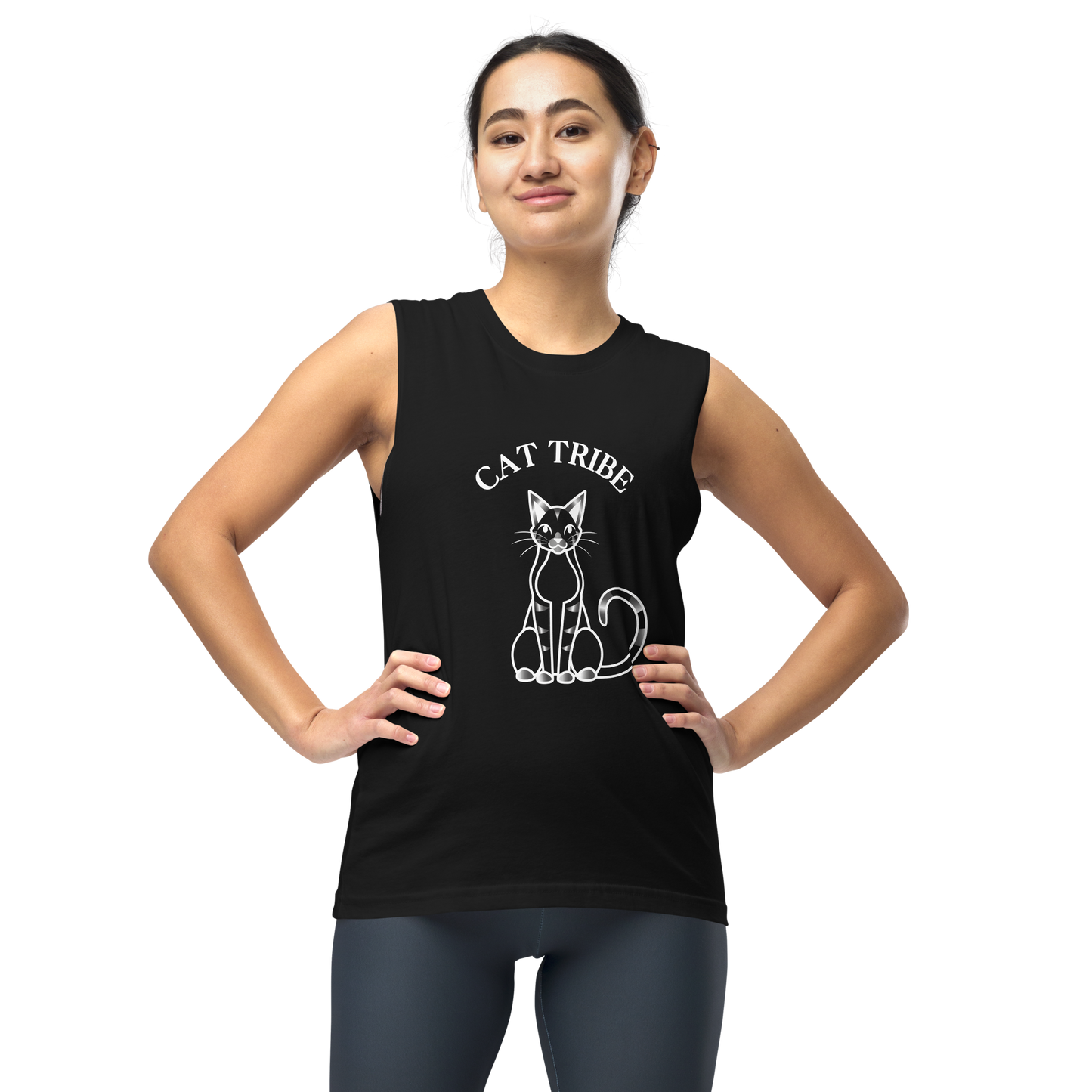 MUSCLE TANK TOP - Cat Tribe