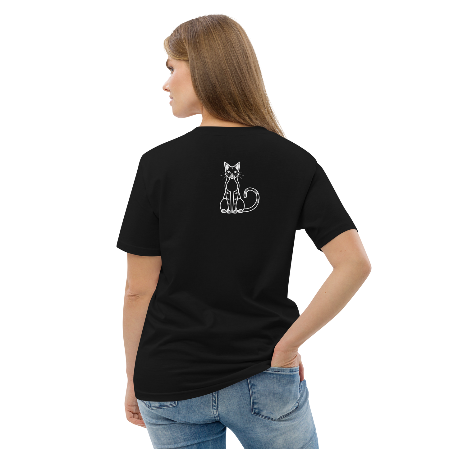 UNISEX ORGANIC COTTON TEE- Cat Tribe