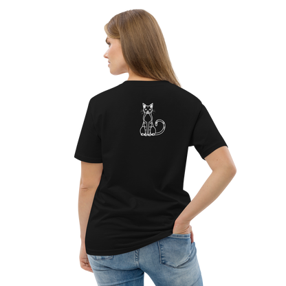 UNISEX ORGANIC COTTON TEE- Cat Tribe