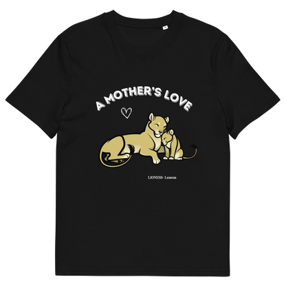 UNISEX ORGANIC COTTON TEE- Lioness and Cub