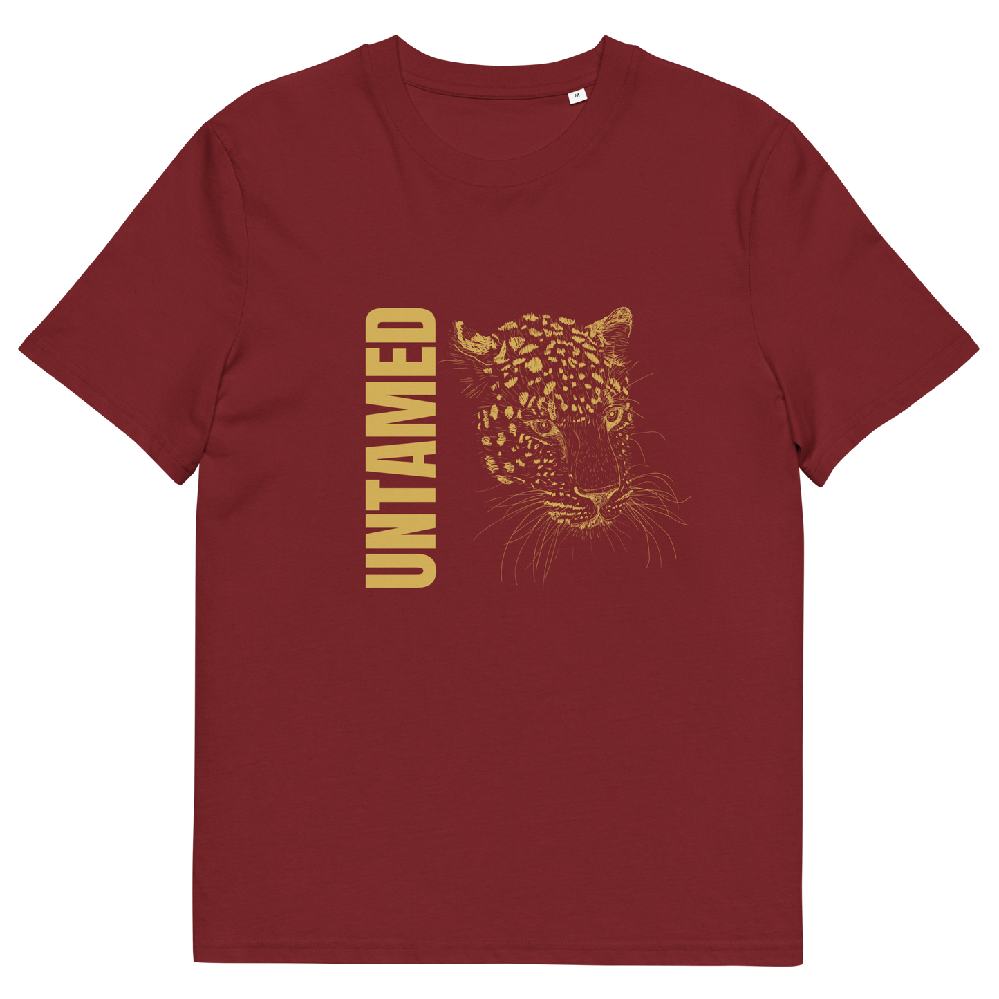 UNISEX ORGANIC COTTON TEE - Cheetah