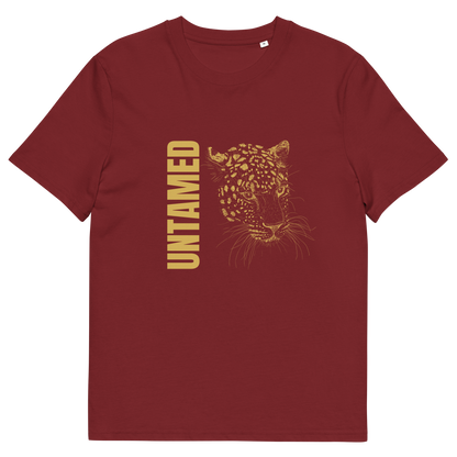 UNISEX ORGANIC COTTON TEE - Cheetah