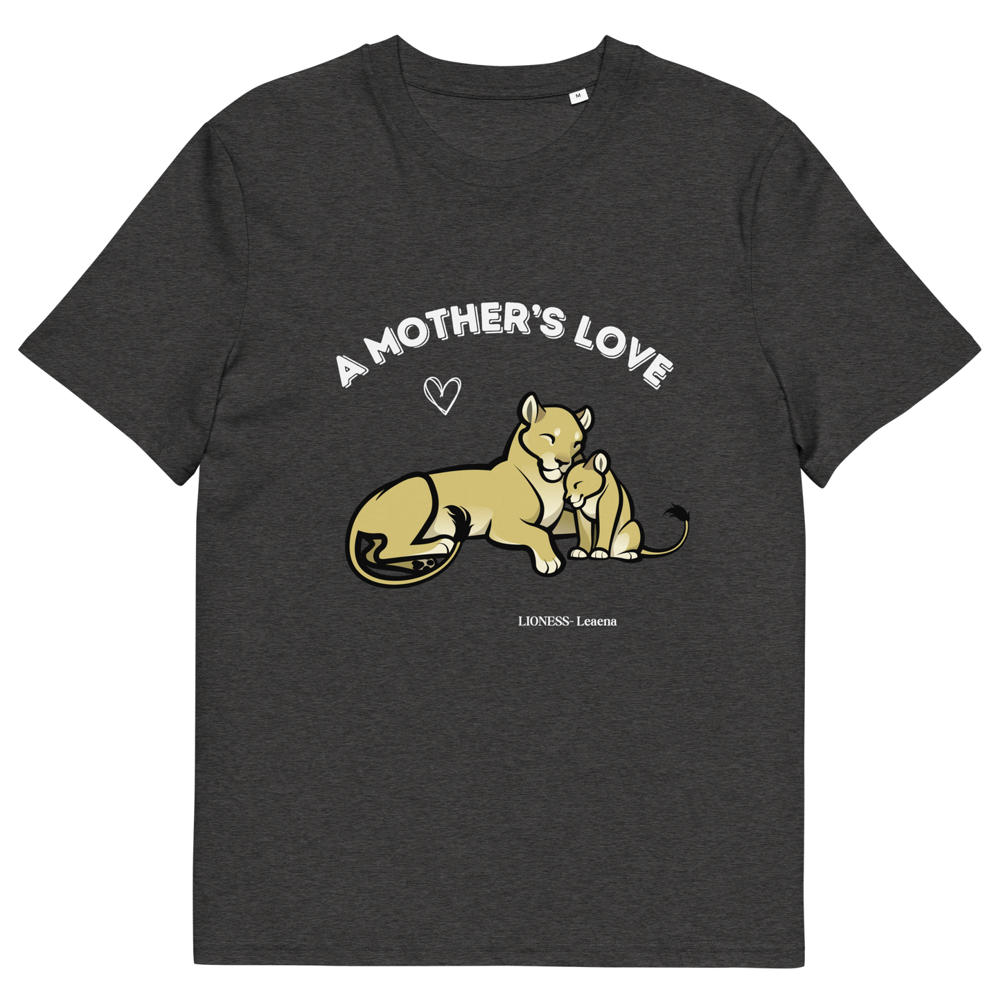 UNISEX ORGANIC COTTON TEE- Lioness and Cub