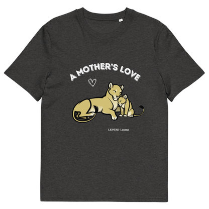 UNISEX ORGANIC COTTON TEE- Lioness and Cub