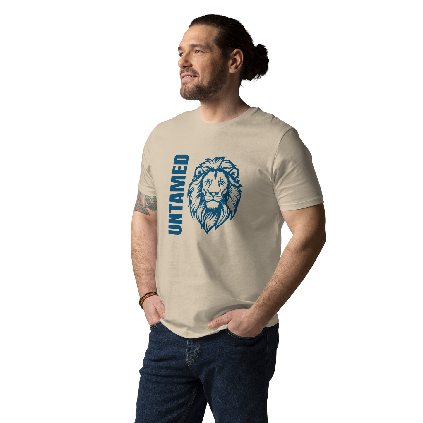 UNISEX ORGANIC COTTON TEE - Lion