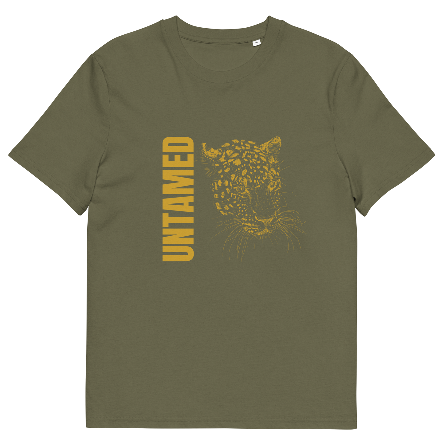 UNISEX ORGANIC COTTON TEE - Cheetah