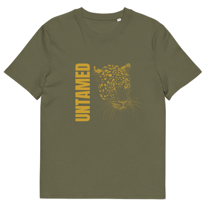 UNISEX ORGANIC COTTON TEE - Cheetah