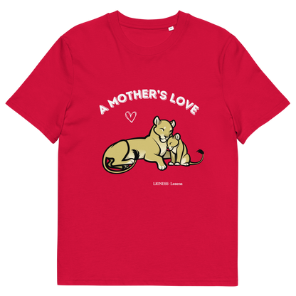 UNISEX ORGANIC COTTON TEE- Lioness and Cub