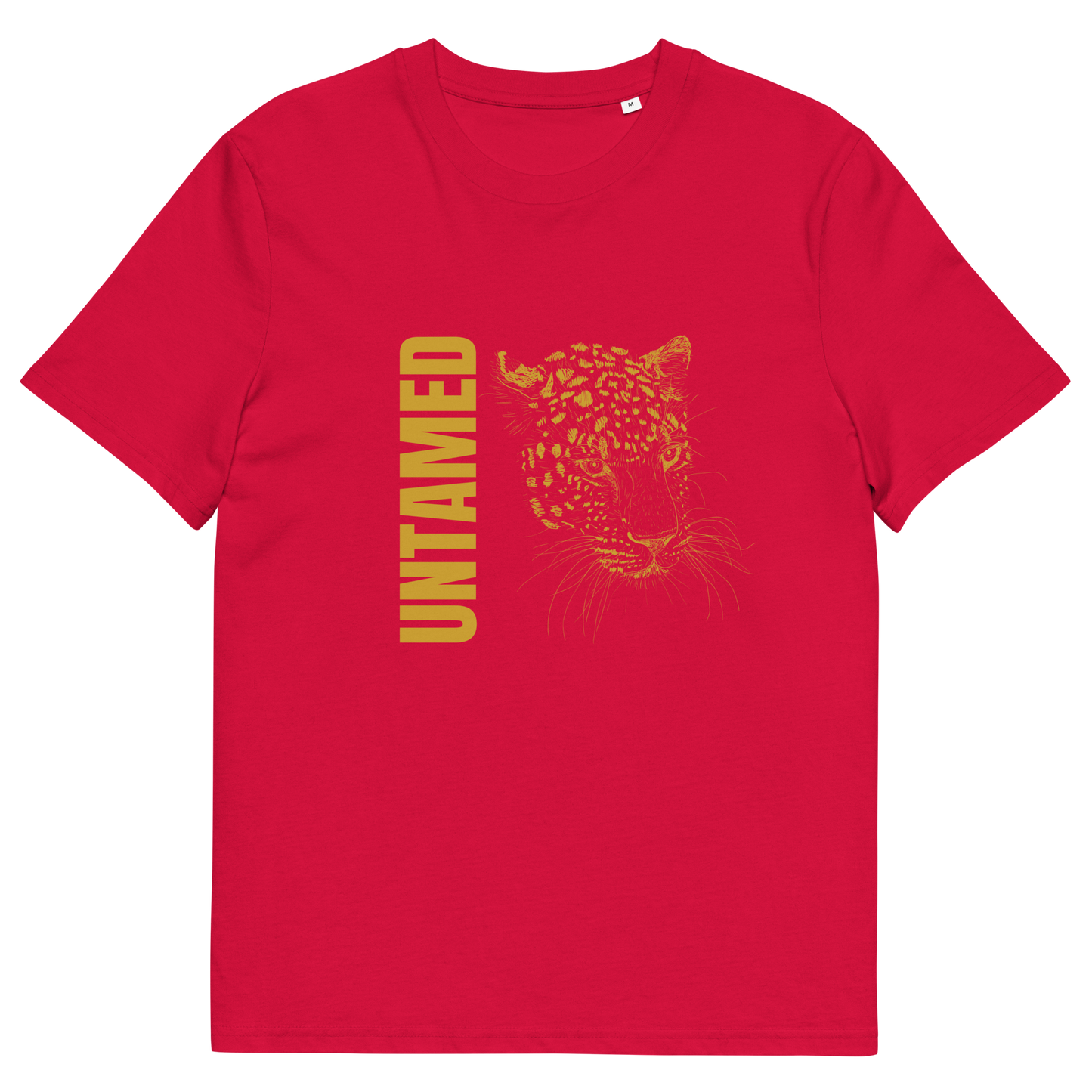 UNISEX ORGANIC COTTON TEE - Cheetah