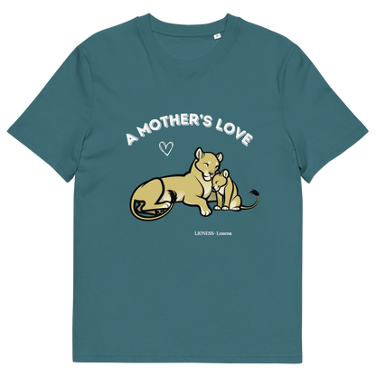 UNISEX ORGANIC COTTON TEE- Lioness and Cub