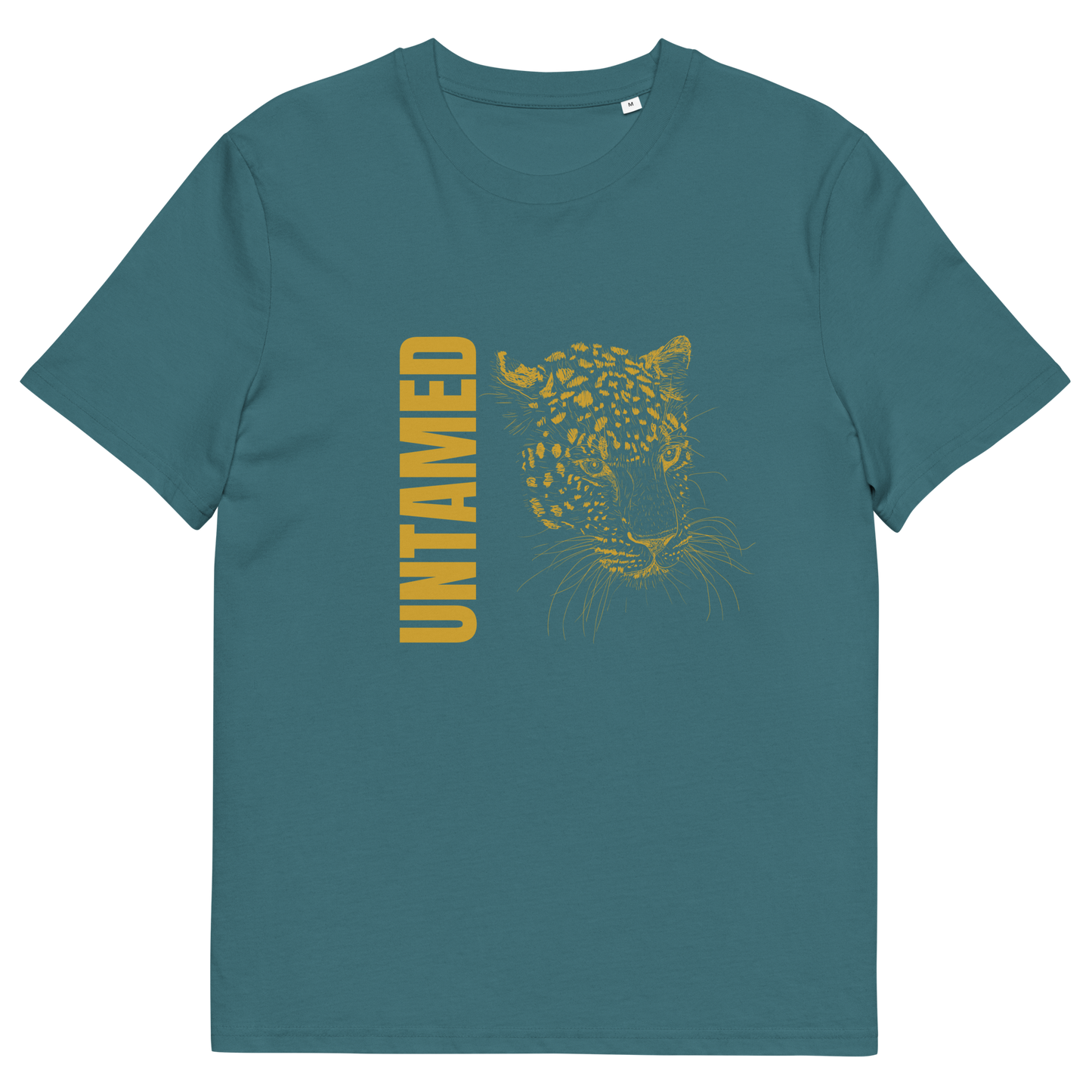 UNISEX ORGANIC COTTON TEE - Cheetah