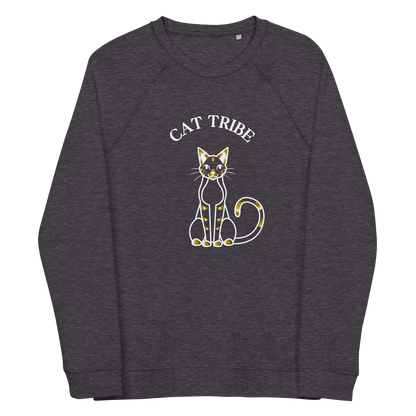 UNISEX ORGANIC RAGLAN SWEATER - Cat Tribe