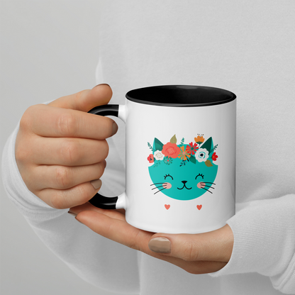 CERAMIC MUG - Flower Kitty