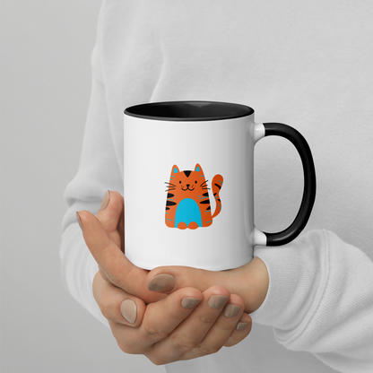 CERAMIC CAT MUG -  Moody of Happy....You Decide!