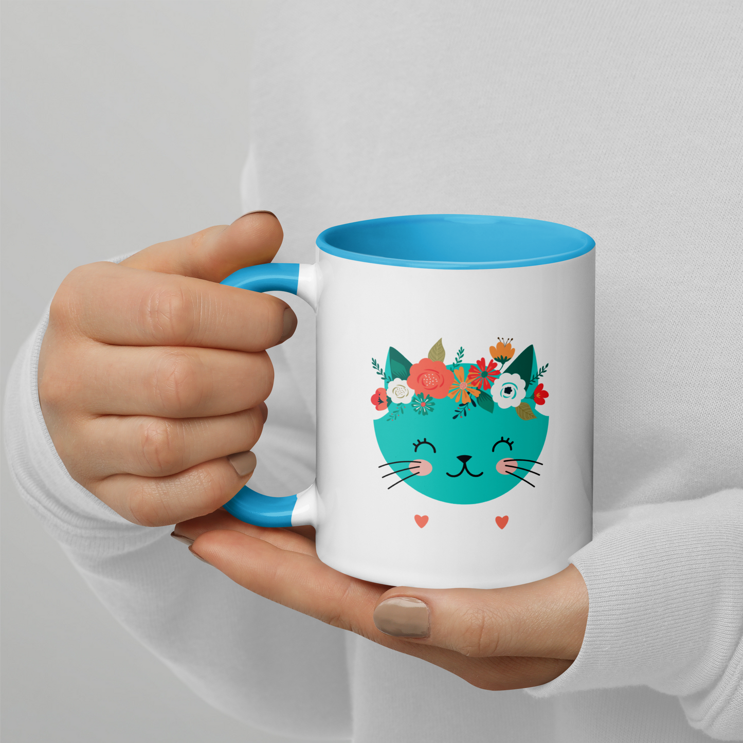 CERAMIC MUG - Flower Kitty