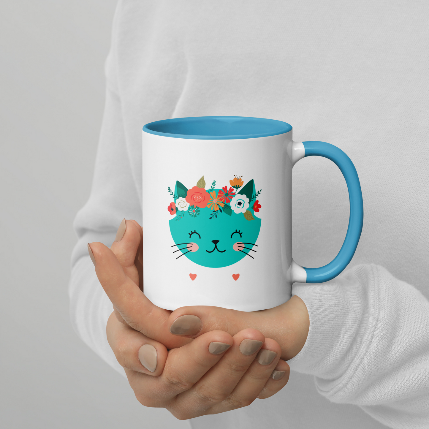 CERAMIC MUG - Flower Kitty