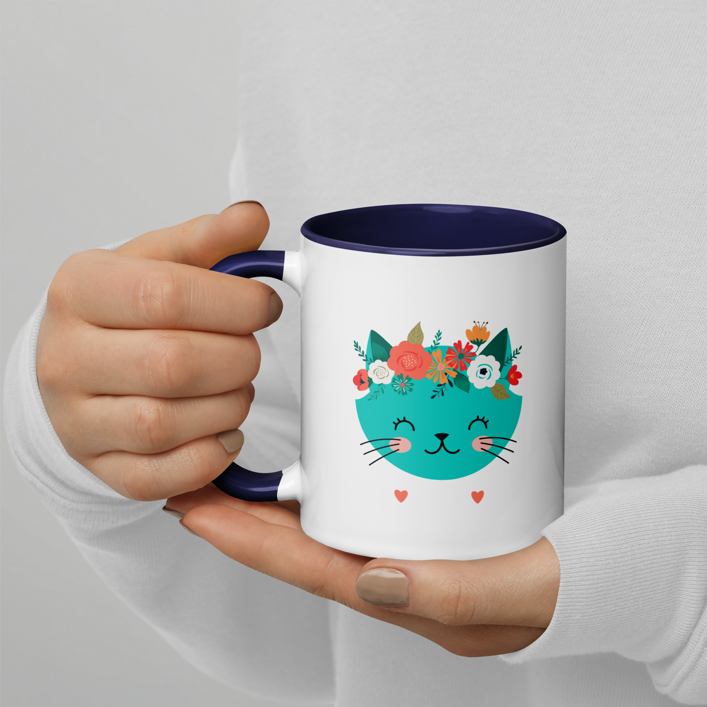 CERAMIC MUG - Flower Kitty