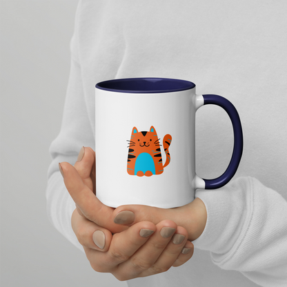 CERAMIC CAT MUG -  Moody of Happy....You Decide!