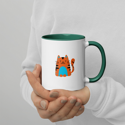 CERAMIC CAT MUG -  Moody of Happy....You Decide!