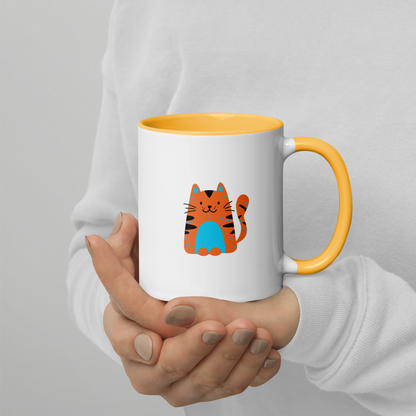 CERAMIC CAT MUG -  Moody of Happy....You Decide!