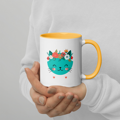 CERAMIC MUG - Flower Kitty