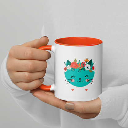 CERAMIC MUG - Flower Kitty