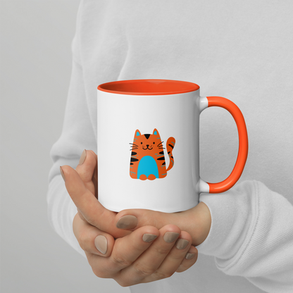 CERAMIC CAT MUG -  Moody of Happy....You Decide!