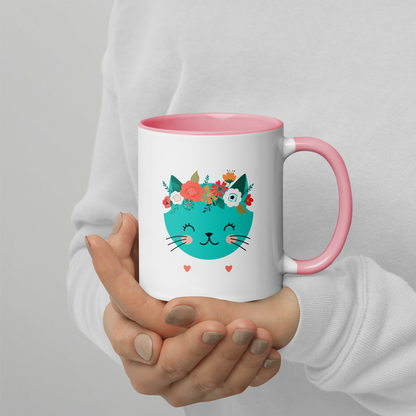 CERAMIC MUG - Flower Kitty