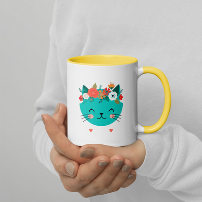 CERAMIC MUG - Flower Kitty