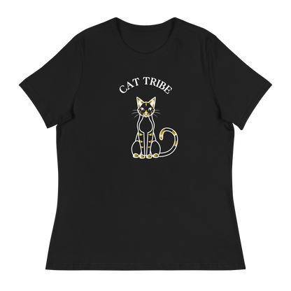 WOMEN'S BELLA & CANVAS TEE - Cat Tribe Gold