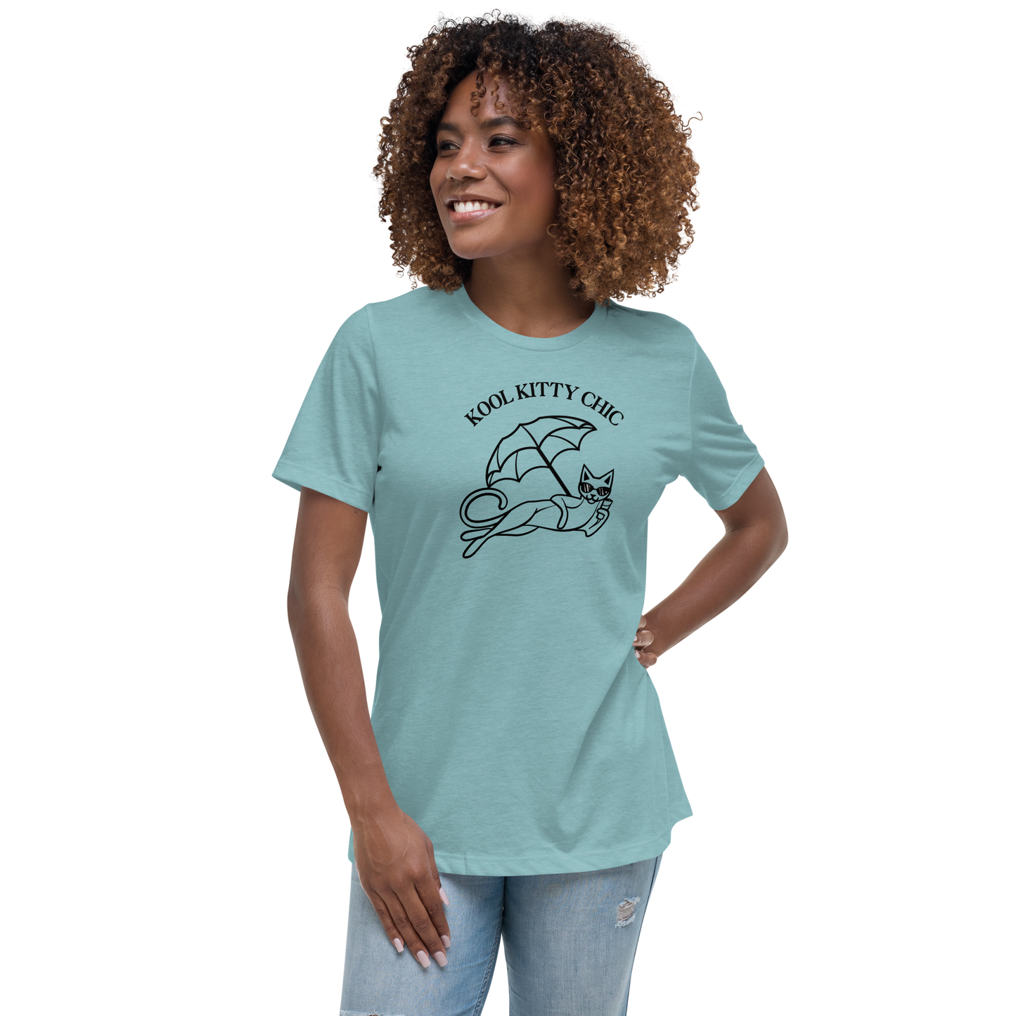 WOMEN'S BELLA & CANVAS TEE -  Kool Kitty Chic