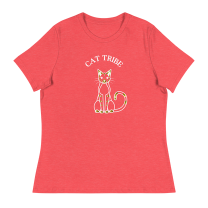 WOMEN'S BELLA & CANVAS TEE - Cat Tribe Gold