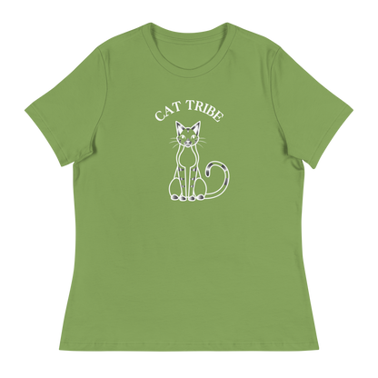 WOMEN'S BELLA & CANVAS TEE - Cat Tribe Silver