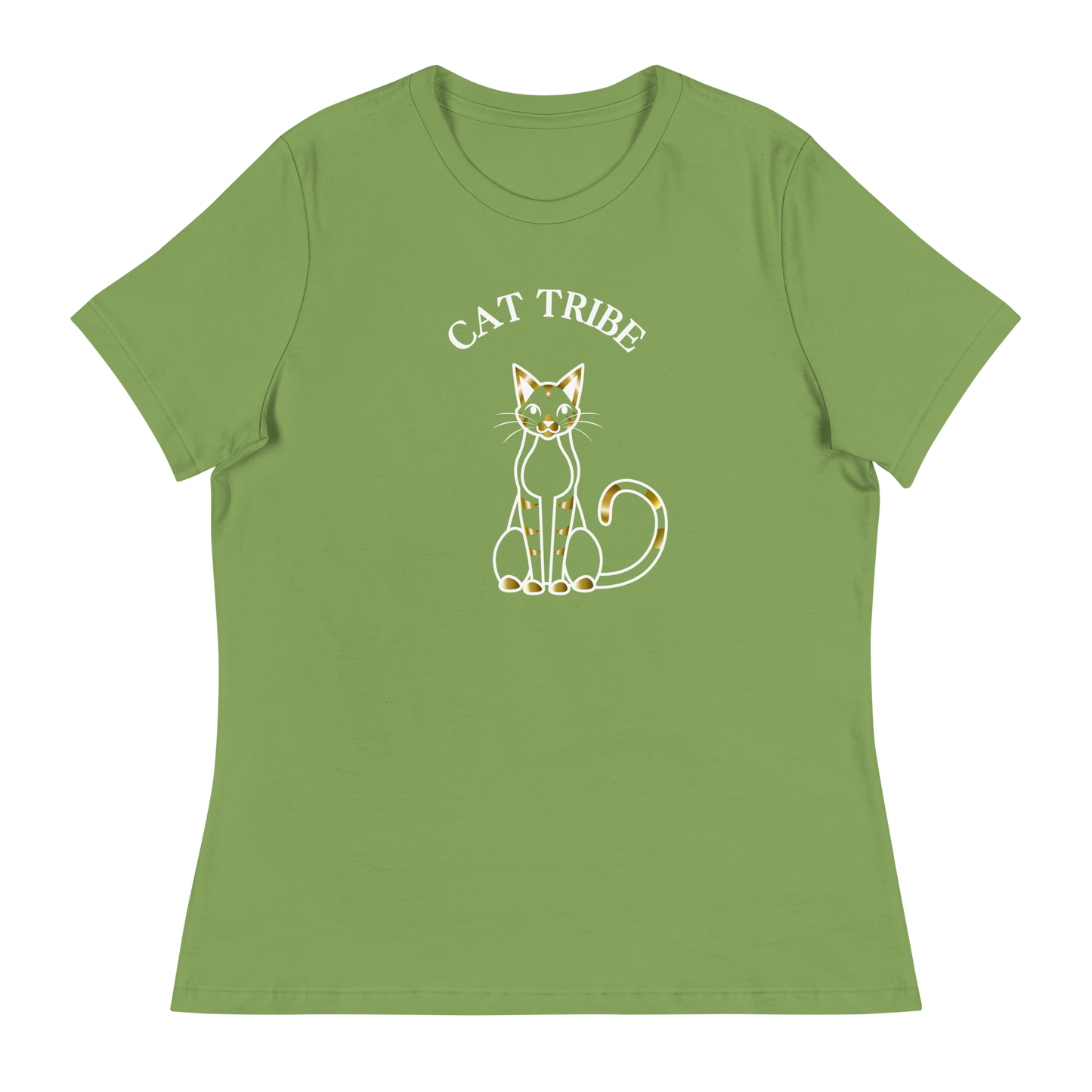 WOMEN'S BELLA & CANVAS TEE - Cat Tribe Gold