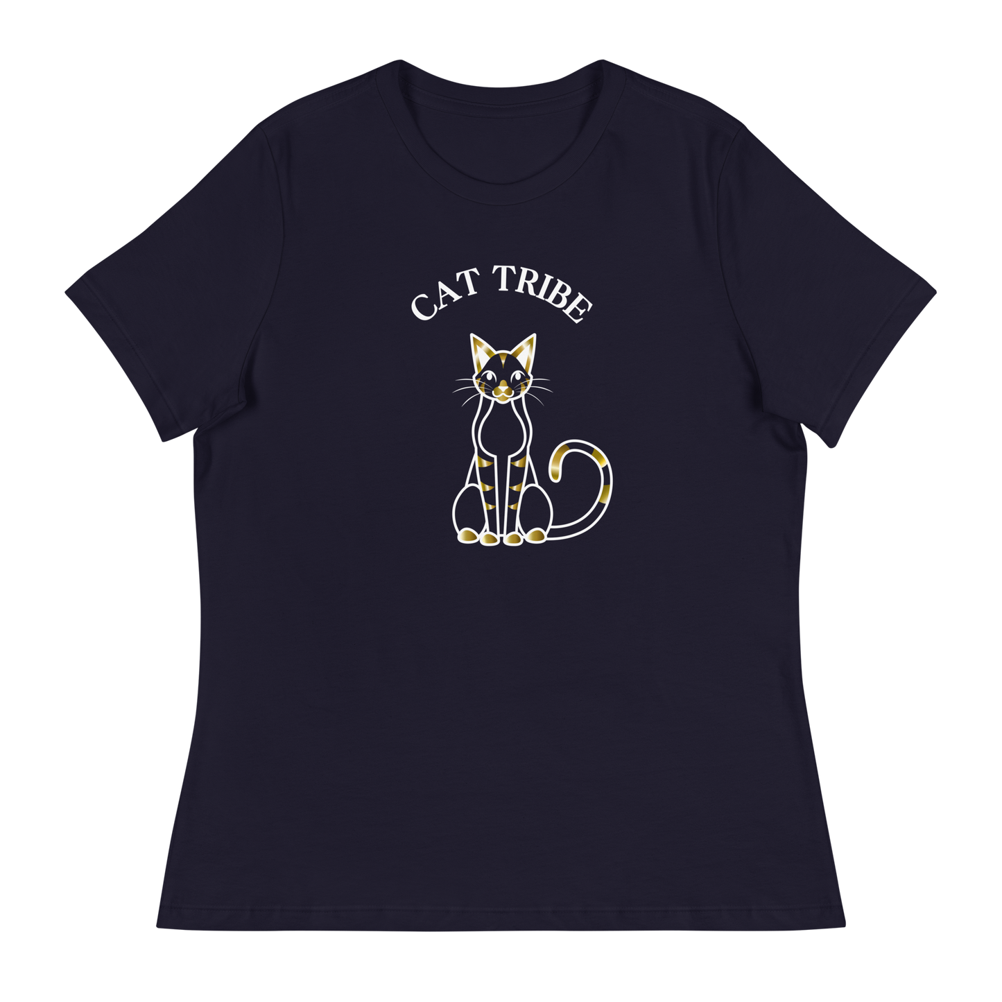 WOMEN'S BELLA & CANVAS TEE - Cat Tribe Gold