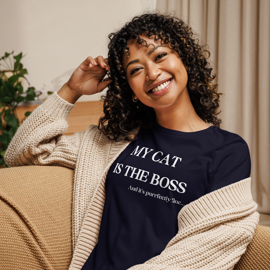 WOMEN'S BELLA & CANVAS TEE - Bossy Cats Rule