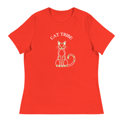 WOMEN'S BELLA & CANVAS TEE - Cat Tribe Gold